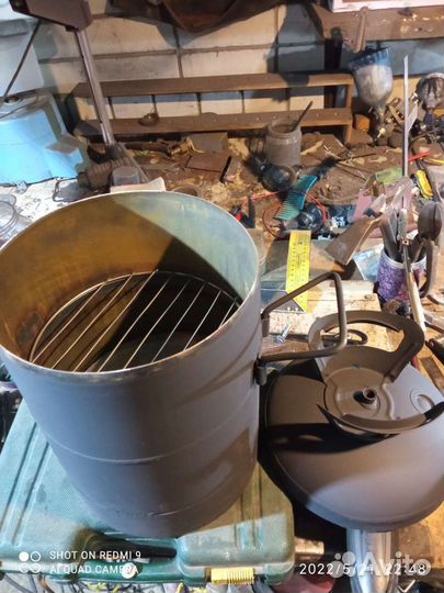 Коптильня и печь под казан