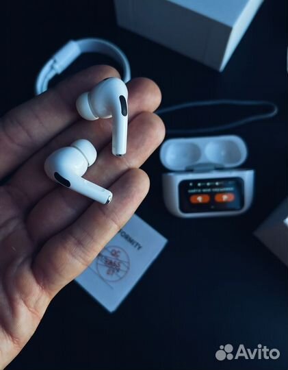 Airpods Pro 2 с дисплеем / гарантия + чехол