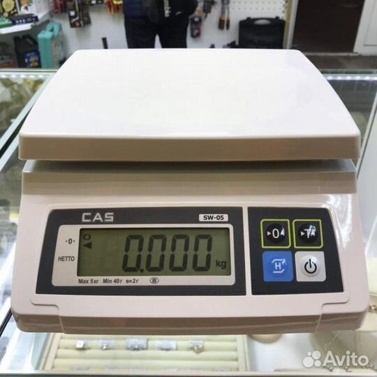 Весы CAS SW-5 б/у в прекрасном состоянии