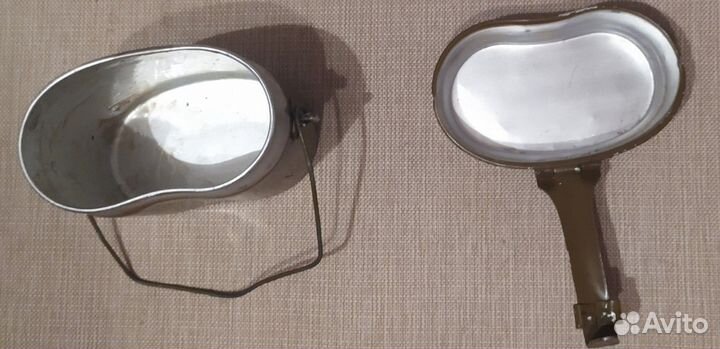 Котелок армейский. фляшка