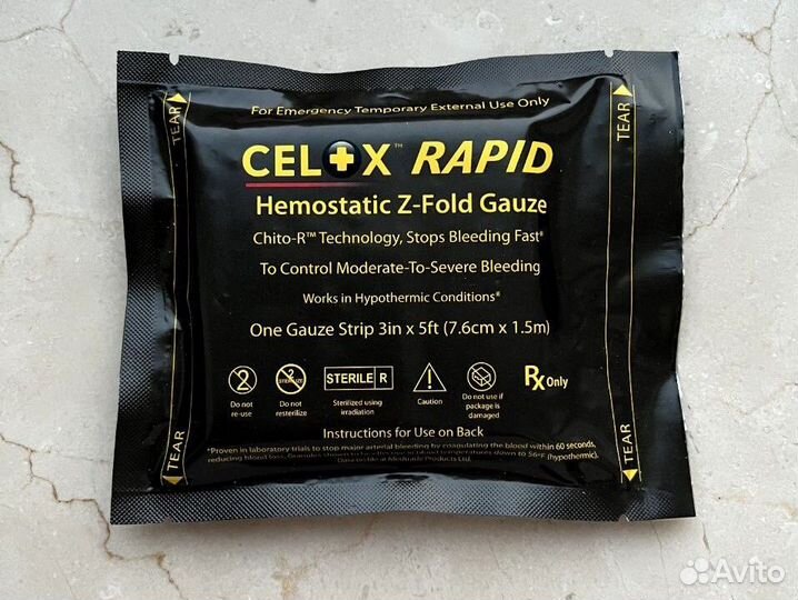 Гемостатический бинт Celox Rapid