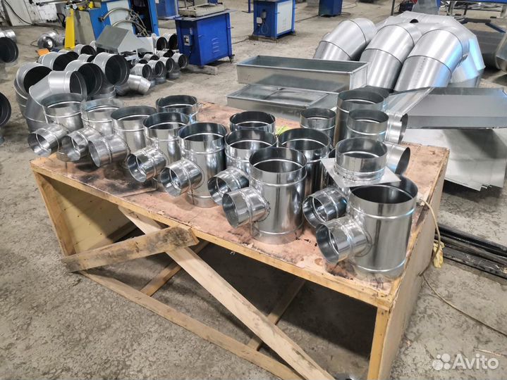 Воздуховоды из оцинкованной стали