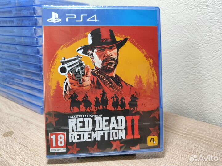 Новый диск Red Dead Redemption 2 PS4, PS5 Русс