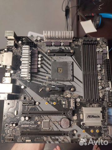 Материнская плата asrock b450m pro4-f купить в Самаре | Электроника | Авито