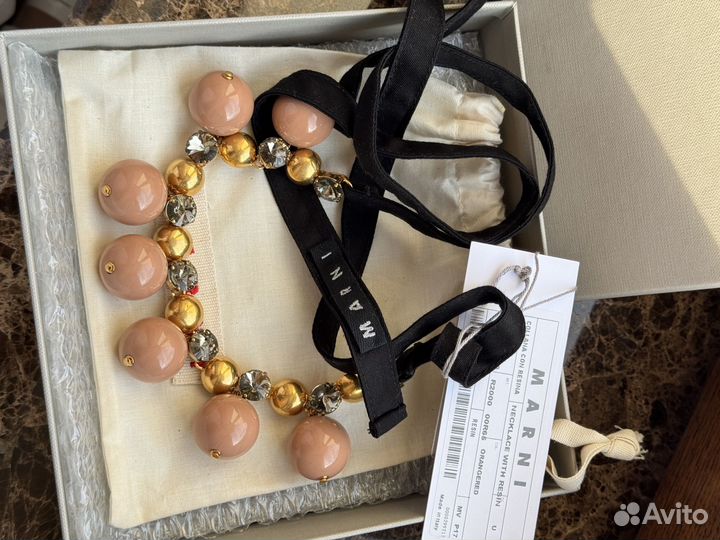 Marni бижутерия