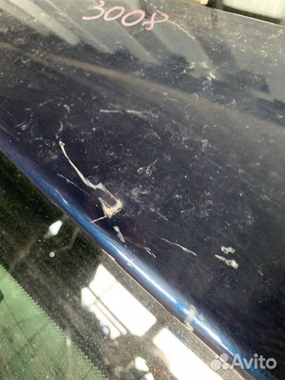 Крышка багажника Пежо 3008 дефект Peugeot 3008