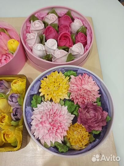 Зефирные цветы