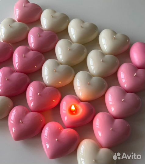 Ароматизированные свечи сердца опт