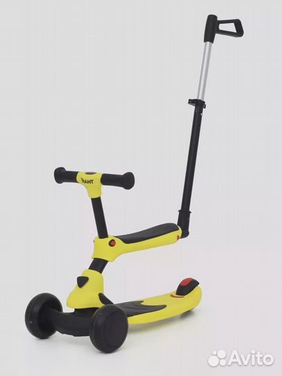 Беговел - самокат Rant Rider Plus с родительской р
