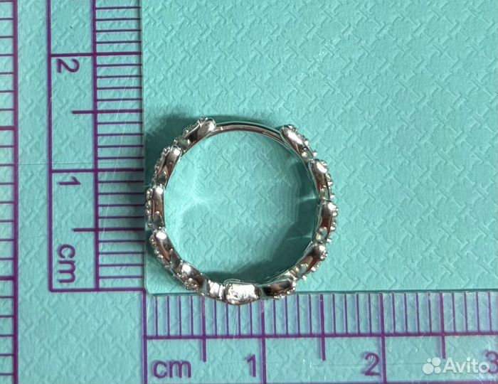 Серьги Лоза 0.8 ct бриллиант муассанит