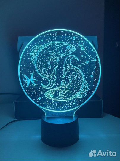 Ночник сенсорный Знак зодиака 