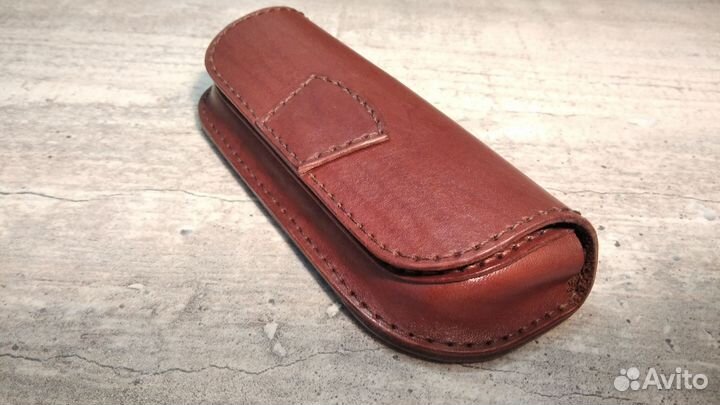 Футляр для очков ручной работы из кожи