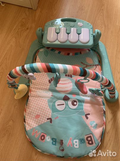 Развивающий коврик baby go с пианино