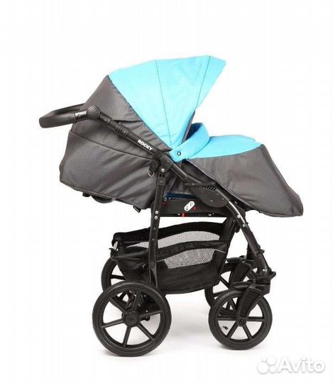 Коляска 2 в 1 babyton rocky blue 52