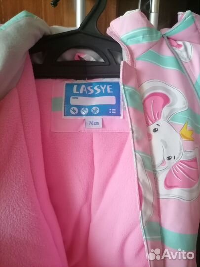 Зимний комбинезон для девочки lassie 74