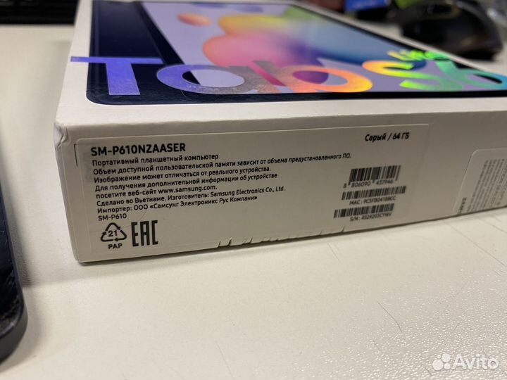 Samsung galaxy tab s6 lite SM-P610 + Стилус