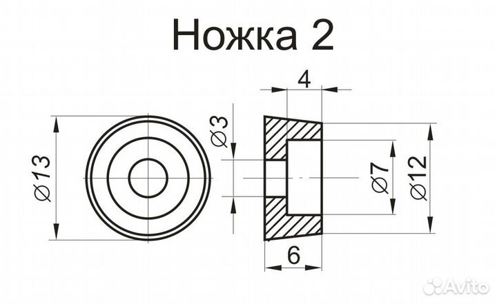 Ножки приборные