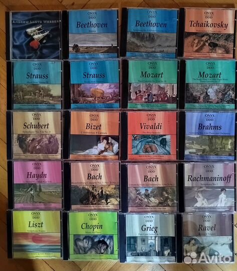 Фирменные CD от классики до рока