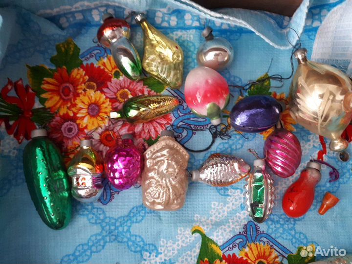 Елочные игрушки СССР