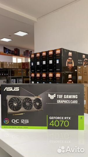 Видеокарта asus GeForce RTX 4070 TUF Gaming OC Edi