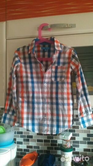 Рубашка для мальчика 116 размер