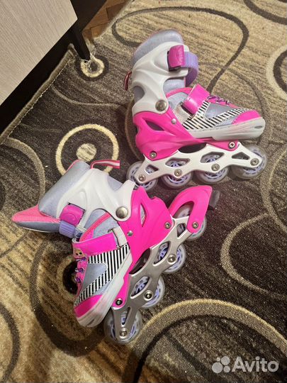 Роликовые коньки детские раздвижные
