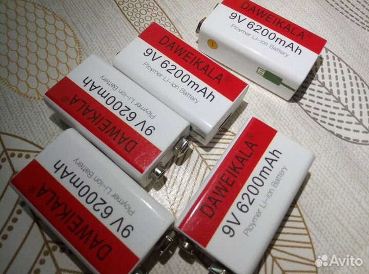 Аккумуляторная батарея 9v перезаряжаемый