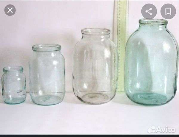 Банки стеклянные 3л 2л 0.7л 0.5л