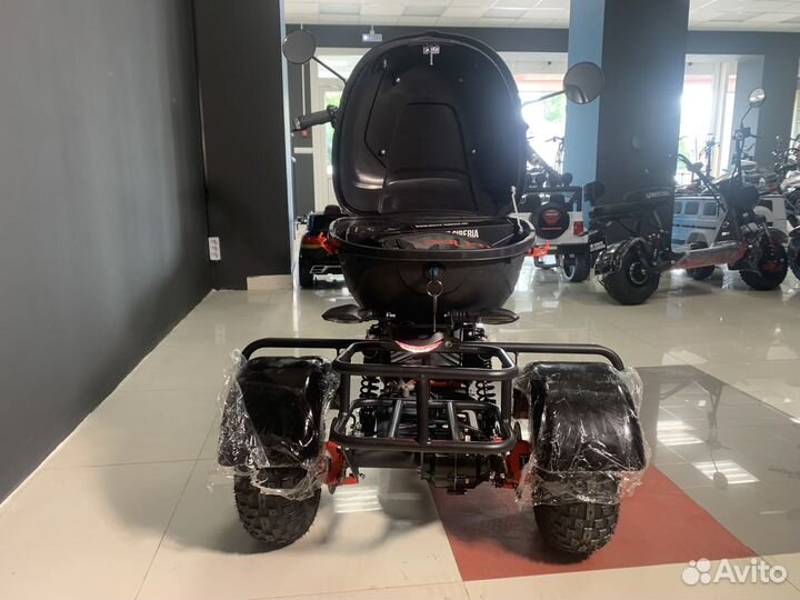 Электротрицикл white siberia trike mini RED 1500W