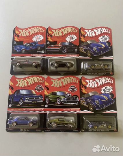 Hot Wheels RLC и Mail In модели