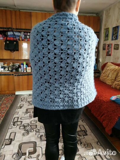 Палантин из ангоры