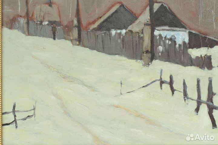 Картина - Заиндевело. Данилов А.А. 2003г