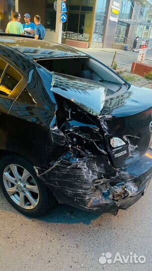 Mazda 3 1.6 AT, 2009, битый, 186 000 км