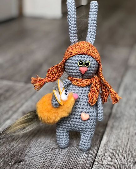 Зайцы.Готовы к приключениям.Ручная работа