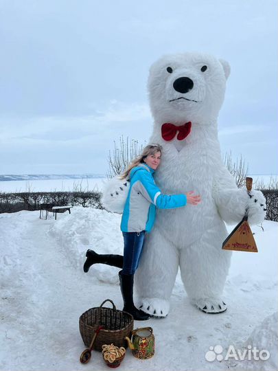 Белый мишка поздравление