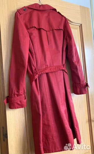 Плащ Zara бордовый