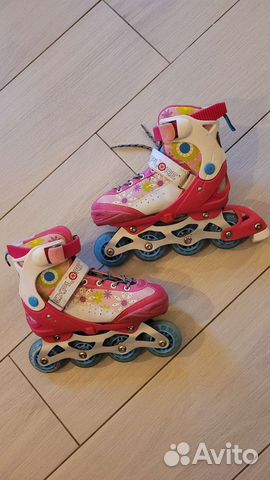 Роликовые коньки детские раздвижные