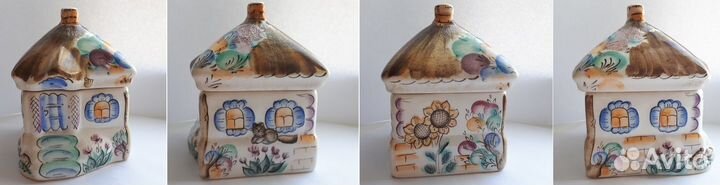 Фарфор шкатулка домик авт. Мартеньянова