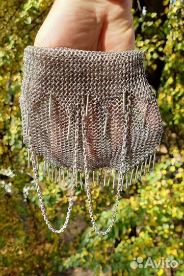 Антикварная сумочка серебро 84 Россия