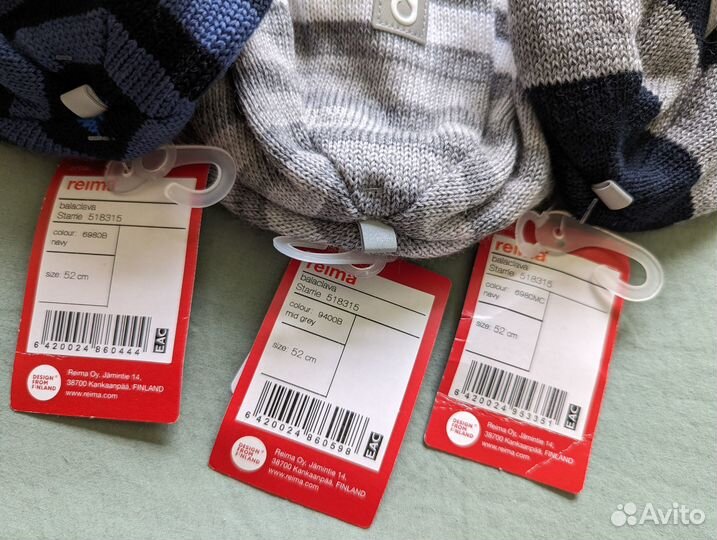 Новая шапка шлем reima рейма балаклава шерсть 52