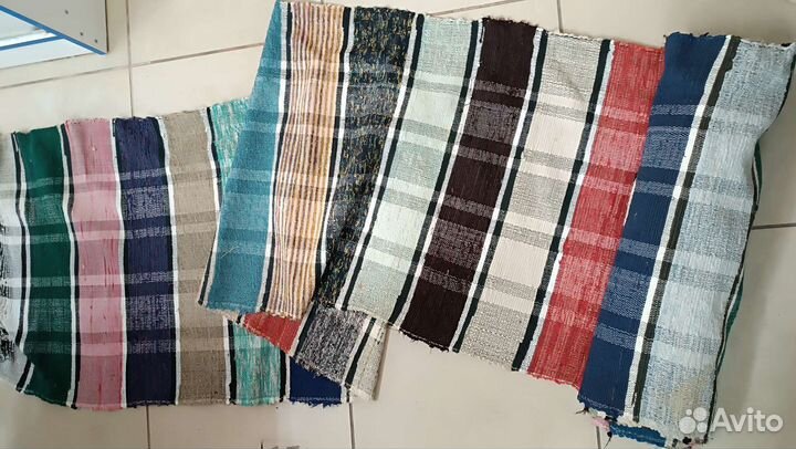 Домотканый половик, на ткацком станке. Русь