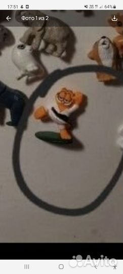 Игрушка кот киндер сюрприз