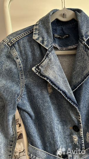 Джинсовое платье