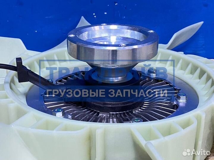 Вискомуфта вентилятора Вольво FH440 480 520 в сборе с крыльчаткой с электронным управлением