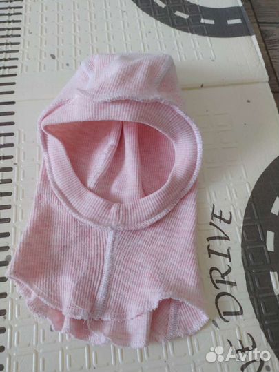 Зимняя шапка шлем на малышку