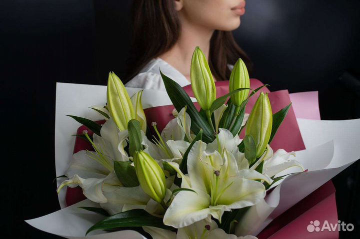 Букет из лилий