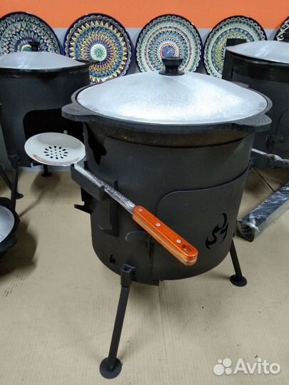 Комплект казан 10 литров + печь