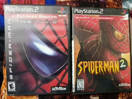 Spider Man 1, Spider Man 2 / Sony PlayStation 2