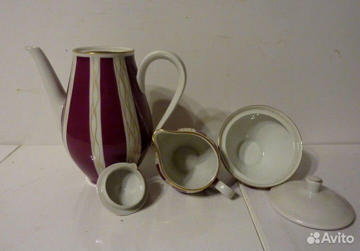 Кофейный сервиз Ильменау Германия 30-е г. редкий