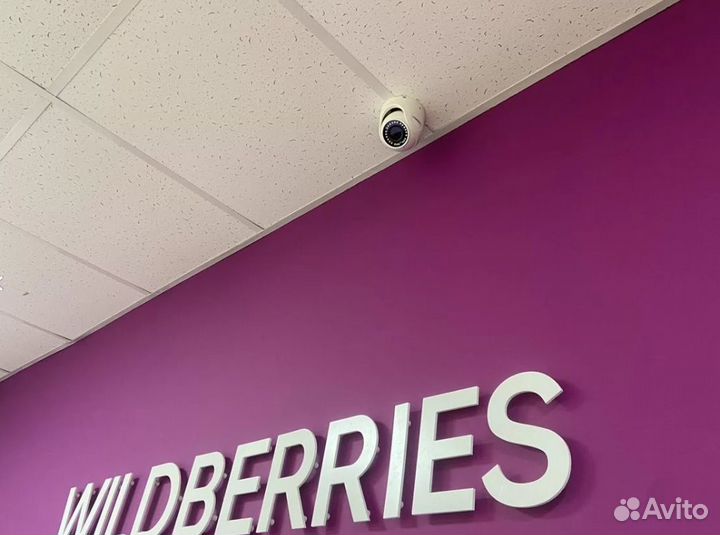 Комплект видеонаблюдения Wi-Fi для пвз WB ozon YM